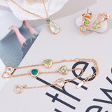 Natural Green Gem Bracelet Girl