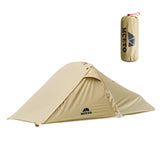 Double Layers Backpacking Tents 2 Persons Lightweight Camping Tent with Aluminium Pole
