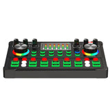 M3 RGB LED Wireless Bluetooth Compatible External Mixer Sound Card Noise Reduction For Live Streaming Singing Recording