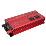 700W Power Inverter Modified Sine Wave 4 USB Ports 3 US Sockets Car Converter Dual LED Display Smart Cooling Fan for Home Auto