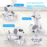 Direct biomimetic children's remote control intelligent toy machine touch sensing dance accompanies electronic dog pets