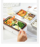 Portable Electric Lunch Box, Pled Into Heat Preservation, Cooking Hot Rice Pot, Bento, Car, Truck, Home