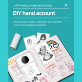 X5 Thermal Photo Pocket Label Maker 200dpi Wireless Receipt Printer for Work Plan Memo Study Note Lists Journal Printing