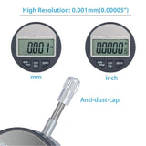 Micrometer 0.00005" Digital Dial 0.001mm 0-12.7mm/1inch Test Indicators Electronic Indicator Gauge