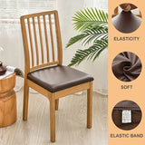 PU leather chair waterproof - removable cushion cover for decorative dining chairs