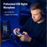 Takstar GX1 Ampligame USB Microphone for virtual lecturing,courseware recording,online chatting and gaming live stream