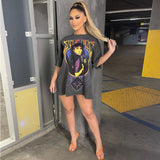 Leisure Home Printed Loose T-shirt
