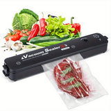 1 Set Vacuum Sealing Machine For Food Saving, Food Vacuum Sealing Machine Automatic Air Sealing System For Food Storage