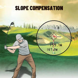 650M Yd Golf Laser Rangefinder Mini Golf Rangefinder Sport Laser Measure Monoculars Distance Meter Golf Rangefinder for Hunt