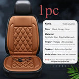12V Heated Winter Household Car Cushion Auto Interior Accessories cking Cloth Fast Heating Seat Cover