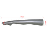 1PCS 87CM Woman Leg PVC Inflatable Mannequin Silver Dummy Torso Model Foot Mold For Display Stockings Socks Display Supplies