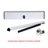 2 Remote controls Automatic system swing gate opener closer operator motor for home Office Supermarket door