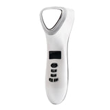 Hot Cold Hammer Ultrasonic Face Massager LED Photon Shrink Pores Face Lift Devices Ultrasound Anti-wrinkle Eye Skin Care Device