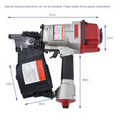Coil Nailer CN90 for 57-90mm Nails Air Power Tools Nail Gun 200-300 nails For Framing Fencing Wood Pallet Housing