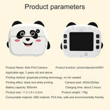 Children Instant Print 2.4 Inch Digital Camera Photo Selfie 1080P FHD Video Thermal Inkless Printing Gifts