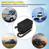 Fuse Holder 6 Slots Universal Box 4 Pin 12V 40A Relay and Wiring Harness For Car Automotive