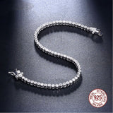 Women's Fashion Sterling Silver Zircon Bracelet