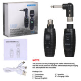 UHF Professional Wired to Wireless Microphone Converter Micphone Transmitter & Receiver 571~598MHz Receiving Transmission