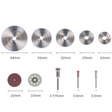31PCS Dia Wheels HSS Circular Saw Blade Disc Set For Dremel Accesories Metal Cutting Woodworking Rotary Tool