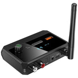 Bluetooth 5.3 Audio Receiver USB U-Disk Play Wireless Adapter R/L RCA/3.5MM AUX/Optical Fiber Jack For Car Kit Speaker Amplifier