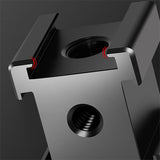 Cold Hot Shoe Extension Bracket Extension Mount With Triple Cold Shoe Mount For Video Cameras Or DSLR Camera Replacement Parts