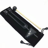 Multifunctional Aluminum Alloy Sound Healing Therapy Medical Healthy Care Test Tuning Fork C128HZ With Wood Hammer