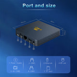 X3 ATV Smart TV Android 13 4K 2GB 8GB Allwinner H313 Quad Core 2.4G 5G WIFI BT 5.2 Voice remote Q96 HD Player Top Box