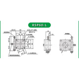 High precision R-axis precision manual rotary platform sliding table precision bearing linear table bearing 9.8N 40mm RSP40-L