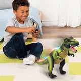 Remote Control Dinosaur Toys For Kids, Light Up And Realistic Roaring Sound T Rex Robot Dinosaur Toy For Boys