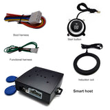 12V Car Stop Engine Start Alarm Lock Keyless System Door Push Button Tactile Buttons Anti-theft