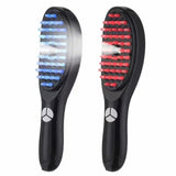 New Multi-functional Electric Massage Spray Meridian Massager Red Blue Anti-stripping Hair Comb