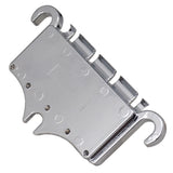 3 Point 4 String Bass Bridge Tailpiece Zinc Alloy Bridges with Saddle Replacement Parts for Style Bass,Sier