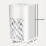 1pc Mini Air Purifier, USB Portable Low Noise Negative Ion Removal Formaldehyde Dust Removal Secondhand Smoke PM2.5