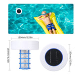 Solar Powered Disinfection Tools Ionizer Cleaner Swimming Pool SPA Fountain Cleaning Equipment