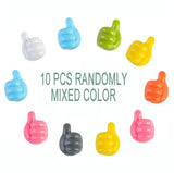Silicone Thumb Hook Cable Management WireUSB Organizer Clips Wall Hooks Hanger Storage Holder for Kitchen Bathroom Home Finisher