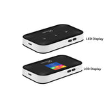 4G Wireless Wifi Card Router Neutral Black 150Mbps Display Screen With Built-in Battery, Portable