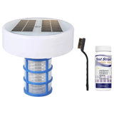Solar Copper Pool Ionizer - Keeps Pool Cleaner and Clear, 85% Less Chlorine, Up to 35000 Gal