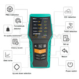 Handheld Air Quality Tester Professional Gas Analyzer Smog/Dust/Formaldehyde Air Quality Detector CO2 Meter Monitor 123/126/128S