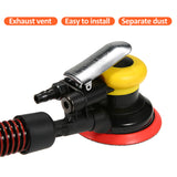 5'' Vacuum Air Random Orbital Non-vacuum Sandpaper Polished Grinding hine Pneumatic Sander