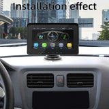 7 Inch Car Stereo MP5 Player BT Hands-Free Calg FM Radio Support Carplay Android Auto Phone k Reversing Assist Dual USB