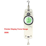 500N Digital Pointer Push Pull Force Gauge Manual Horizontal Harness Terminal Tension Tester Inspection hine Test Stroke 50mm
