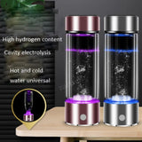 SPE/PEM Portable Generator Water Filter Ionizer Pure H2 Rich alkae Bottle Electrolysis Drink Hydrogen