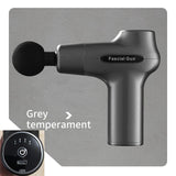 USB charging hammer electric relieve muscle massage gun massager LCD screen body fascia