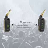 IRIN System Rechargeable Audio Wireless Transmitter Receiver For Electric Guitar Durable