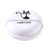 Round Earbud Organizer Soft Silicone Anti-loss Great Lovel Jewelry Earphone Cable Rotating Protective Case