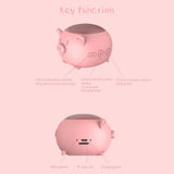 Wireless Bluetooth 5.0 Speaker Cute Pig Subwoofer Audio Music Player Portable Hands-Free Speakers Support TF Card Play