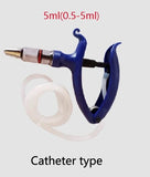 0.2-2ml / 0.5~5ml Automatic Livestock Continuous Syringe Veterinary Equipment With Bottles Vaccination Multifunction Farm Tool