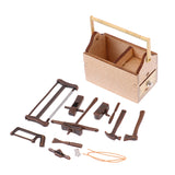 Miniature Mini Repair Tools 1:12 Dollhouse Simulation Toolbox Model For Doll House Decoration Accessories