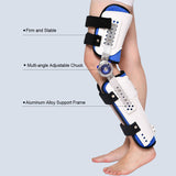 Knee Support Brace Adjustable Length Ligament Strain Meniscus Rehabilitation Ankle Foot Orthosis Leg Corrector