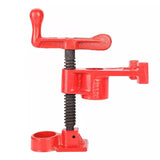 Hand Cranked Vertical 3/4 Heavy Duty Water Pipe Quick Fix Release Powerful Woodworking Clamp